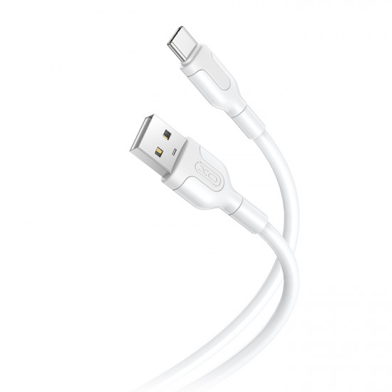 XO NB212 Καλώδιο USB High-Speed A αρσ. - USB Type-C αρσ. 10.5W, 1.00m σε λευκό χρώμα - XO