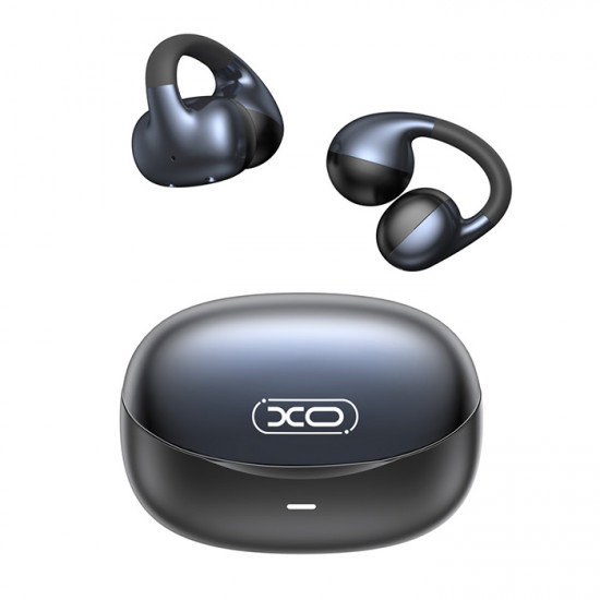 XO G56 BLACK COLOR Open-ear Bluetooth ακουστικά handsfree με θήκη φόρτισης, σε μαύρο χρώμα - XO