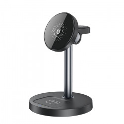 XO CX038 BLACK COLOR Charging station για κινητό, smartwatch και ακουστικά σε μαύρο χρώμα - XO