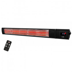 LIFE PROHEAT100 Επιτοίχια θερμάστρα επαγγελματικού τύπου μήκους 100cm, με λάμπα Carbon Fiber και τηλεχειριστήριο, 2000W - LiFE