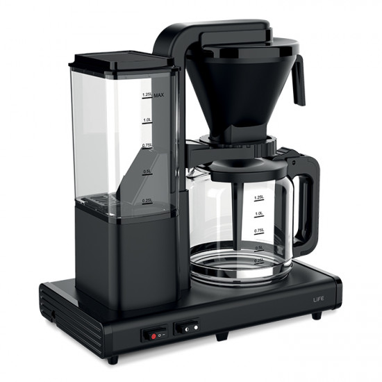 LiFE SYMBOL B Flat Black Series Καφετιέρα φίλτρου 1.25L, 1400W - LiFE