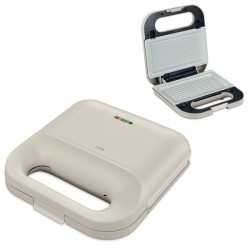 LiFE BODEGA Warm Grey Series Τοστιέρα με αποσπώμενες grill πλάκες κεραμικής επίστρωσης, 750W - LiFE