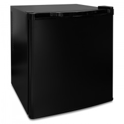 LiFE SILENCIO Black Αθόρυβος συντηρητής mini bar 38L, θερμοηλεκτρικού τύπου και ενεργειακής κλάσης F, σε μαύρο χρώμα. - LiFE