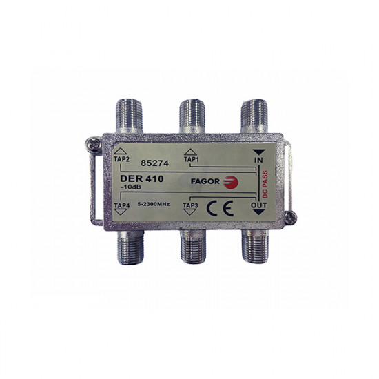 Fagor Tap-off 10dB 4 εξόδων DER 410