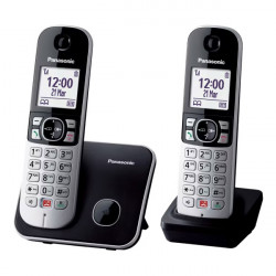 Ασύρματο Τηλέφωνο Panasonic KX-TG6852GRB Μαύρο