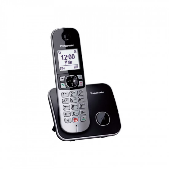 Ασύρματο Τηλέφωνο Panasonic KX-TG6852GRB Μαύρο
