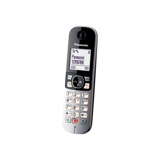Ασύρματο Τηλέφωνο Panasonic KX-TG6852GRB Μαύρο