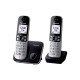 Ασύρματο Τηλέφωνο Panasonic KX-TG6852GRB Μαύρο