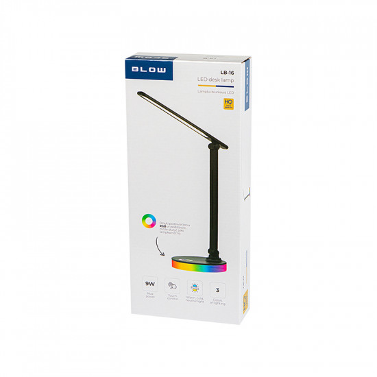 Φωτιστικό γραφείου LED RGB LB-16 Blow μαύρο