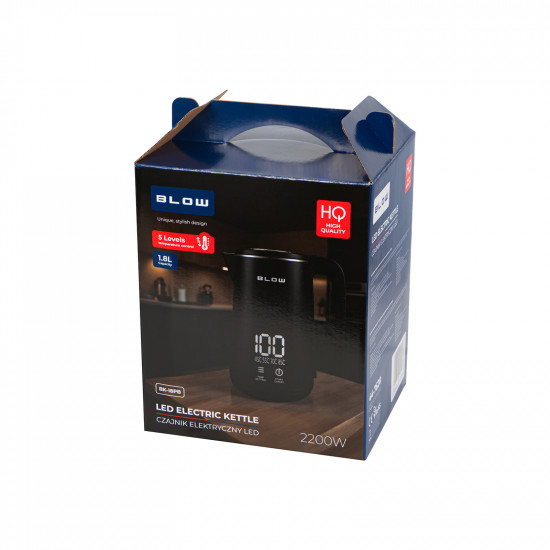Βραστήρας 2200W με οθόνη BK-18PB BLOW μαύρος