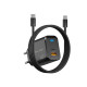 Φορτιστής 45W USB + USB-C PD GaN με καλώδιο BLOW
