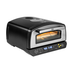 Φούρνος πίτσας 2200W, 450°C, 2 θερμαντικά στοιχεία, παράθυρο, LED, 33cm, διάφορα προγράμματα ψησίματος Teesa SUPREME ELITE