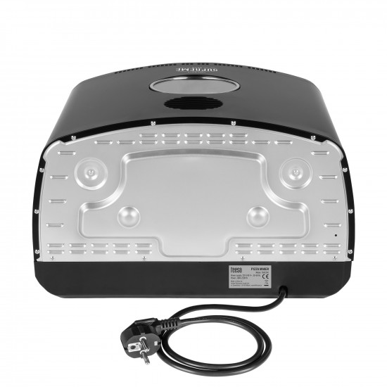 Φούρνος πίτσας 2200W, 450°C, 2 θερμαντικά στοιχεία, παράθυρο, LED, 33cm, διάφορα προγράμματα ψησίματος Teesa SUPREME ELITE