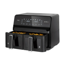 Φριτέζα αέρος 8lt με διπλό αποσπώμενο κάδο XXL 2700W TSA8089 Teesa
