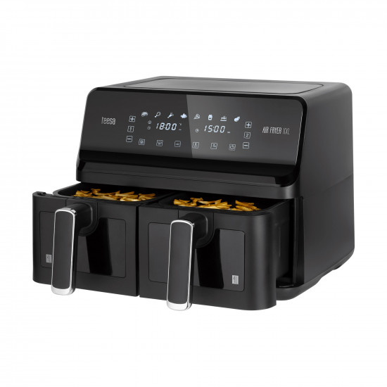 Φριτέζα αέρος 8lt με διπλό αποσπώμενο κάδο XXL 2700W TSA8089 Teesa
