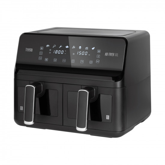 Φριτέζα αέρος 8lt με διπλό αποσπώμενο κάδο XXL 2700W TSA8089 Teesa