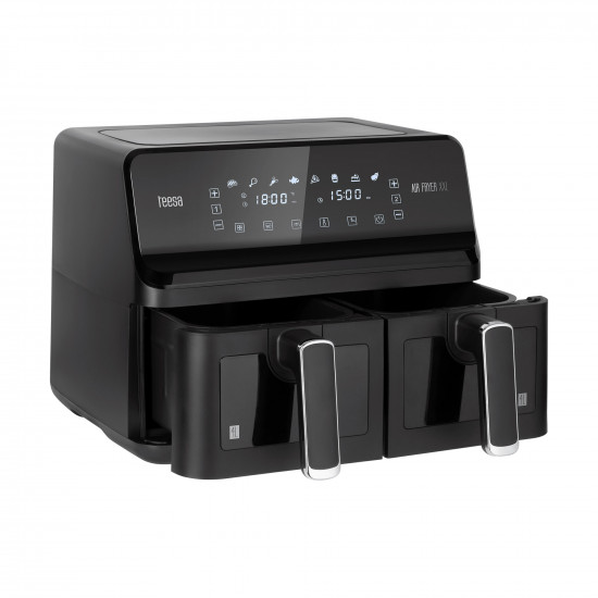 Φριτέζα αέρος 8lt με διπλό αποσπώμενο κάδο XXL 2700W TSA8089 Teesa