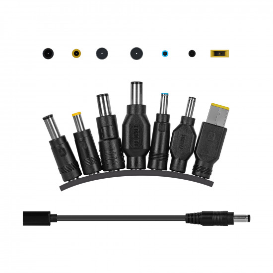 Universal φορτιστής laptop USB-C 45W για Dell/HP/Lenovo/Sony/Samsung με αποσπώμενο καλώδio Kruger&Matz