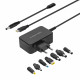 Universal φορτιστής laptop USB-C 65W για Dell/HP/Lenovo/Sony/Samsung με αποσπώμενο καλώδio Kruger&Matz