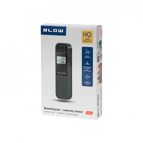 Ψηφιακός Μετρητής Αλκοόλ BLOW 3300
