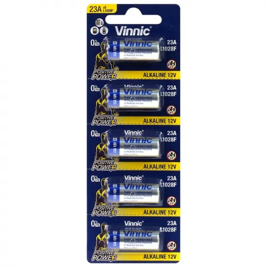 Μπαταρίες Α23 12V L1028 VINNIC (5 τμχ)