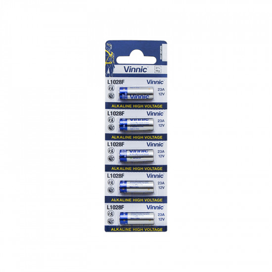 Μπαταρίες Α23 12V L1028 VINNIC (5 τμχ)