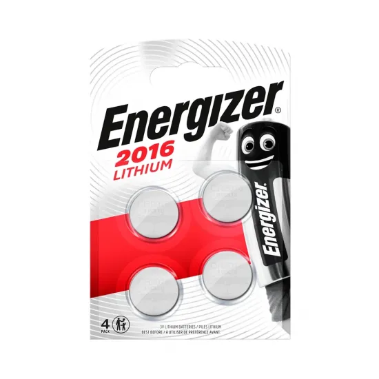 Energizer CR2016 μπαταρίες λιθίου (4 τμχ)