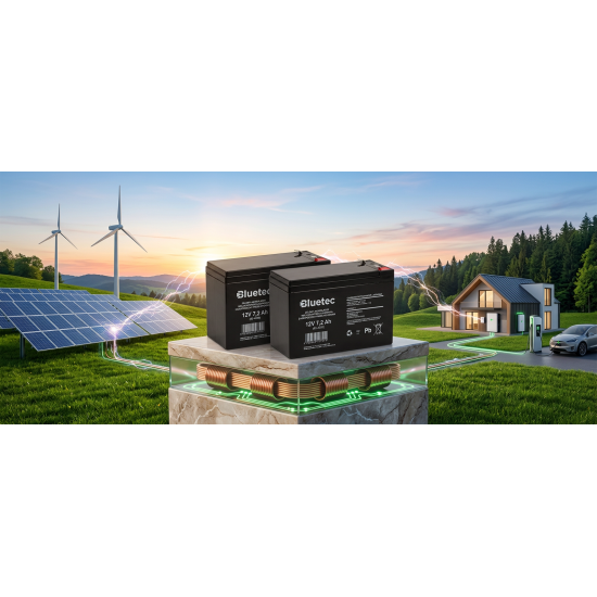 Μπαταρία μολύβδου 12V 7.2Ah (150x100x65mm) 6.5mm BLUETEC