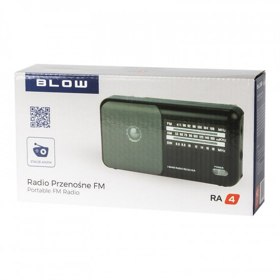 Φορητό αναλογικό ραδιόφωνο AM/FM (LR20 x2) BLOW
