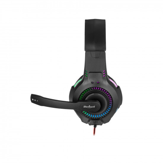 Ακουστικά RGB μικρόφωνο για υπολογιστή Rebel GH-20