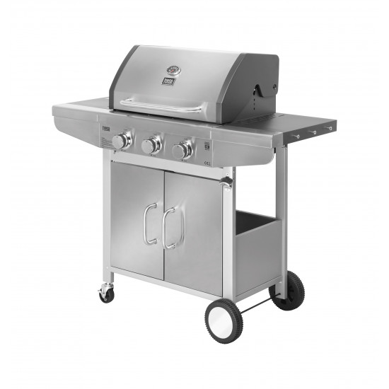 Μπάρμπεκιου Αερίου TEESA BBQ 3001 Master Gas με 3 καυστήρες