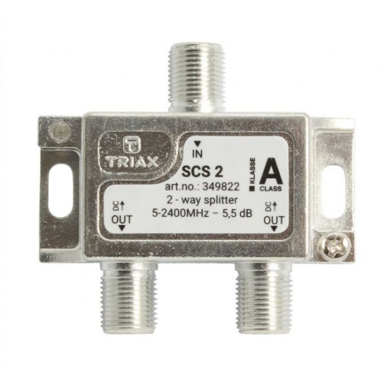 TRIAX διακλαδωτής 2 εξόδων 5-2400MHz SCS 2
