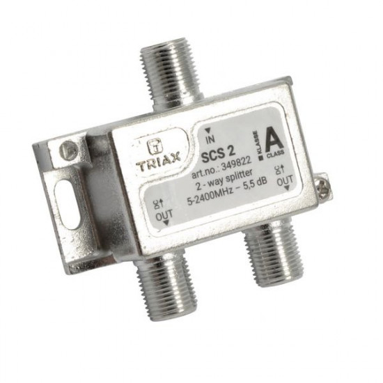 TRIAX διακλαδωτής 2 εξόδων 5-2400MHz SCS 2