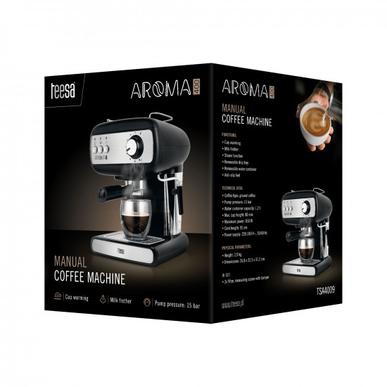 Μηχανή espresso 850W TEESA Aroma 400
