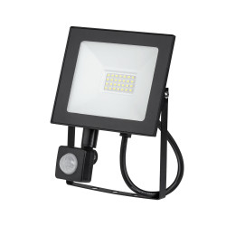 Προβολέας LED 20W 6500K 230V με αισθητήρα κίνησης/λυκόφωτος (28x2835 SMD) Rebel