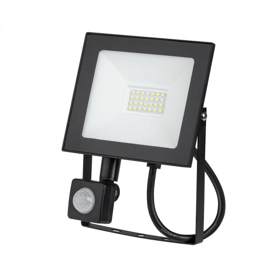 Προβολέας LED 20W 6500K 230V με αισθητήρα κίνησης/λυκόφωτος (28x2835 SMD) Rebel
