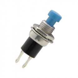 Μπουτόν Push OFF 1A 250V/125V 3A μπλε