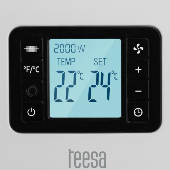 Convector Θερμοπομπός με θερμοστάτη 2000W Teesa