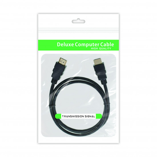 Καλώδιο HDMI 2.0 1m 4K μαύρο DM PRO