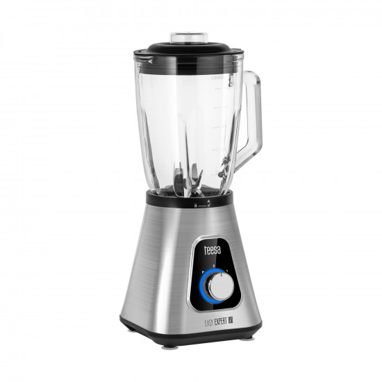 Μπλέντερ με γυάλινη κανάτα 1.5L Easy Expert Go 1300W & ποτήρι ταξιδιού 600ml Teesa