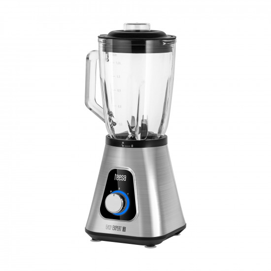 Μπλέντερ με γυάλινη κανάτα 1.5L Easy Expert Go 1300W & ποτήρι ταξιδιού 600ml Teesa