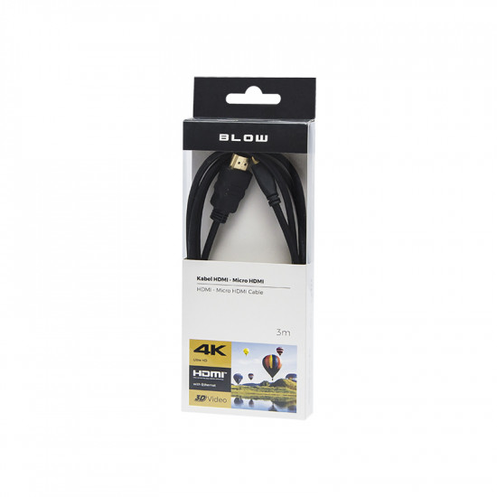 Καλώδιο HDMI - Micro HDMI 3m Blow