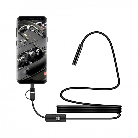 Ενδοσκοπική κάμερα 720p για κινητά με USB/USB C/MicroUSB 2m Rebel