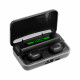 Bluetooth in-ear ακουστικά με θήκη φόρτισης και powerbank Rebel SN-E10