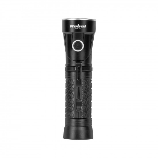 Φακός LED με κινητή κεφαλή 6.5W + 3.5W IPX5 Rebel