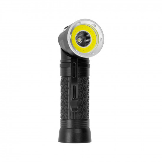 Φακός LED με κινητή κεφαλή 6.5W + 3.5W IPX5 Rebel