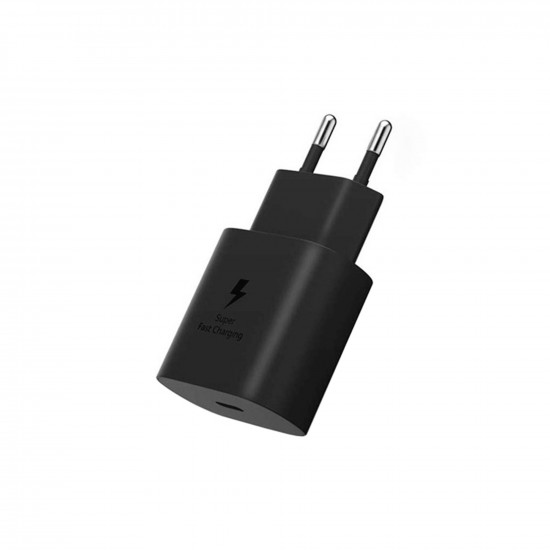 Φορτιστής USB C 25W με λειτουργία Power Delivery μαύρος