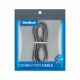 Καλώδιο USB 3.0 - USB Type-C 2m Rebel μαύρο