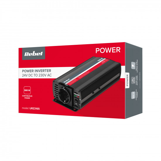 Inverter 24V σε AC 220V 500W REBEL