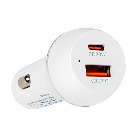 Φορτιστής αυτοκινήτου USB + USB-C 48W με PD & QC 3.0 BLOW